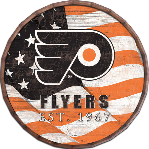Philadelphia Flyers 1002-Flag Barrel Top 16"