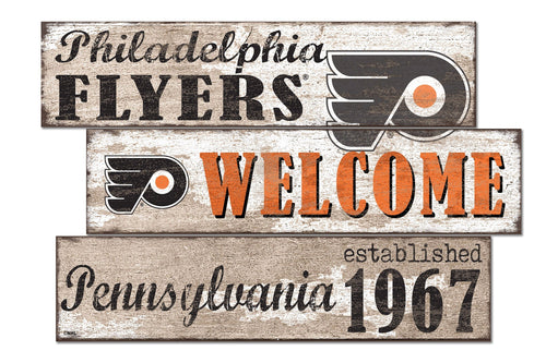 Philadelphia Flyers 1027-Welcome 3 Plank