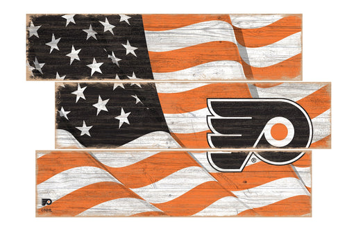 Philadelphia Flyers 1028-Flag 3 Plank