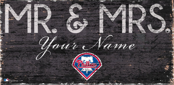 Philadelphia Phillies 0732-Mr. and Mrs. 6x12