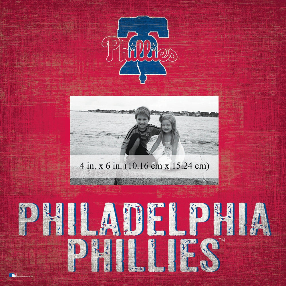 Philadelphia Phillies 0739-Team Name 10x10 Frame