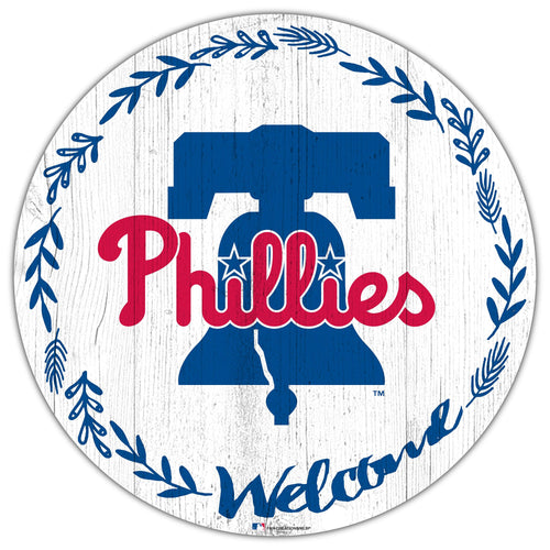 Philadelphia Phillies 1019-Welcome 12in Circle