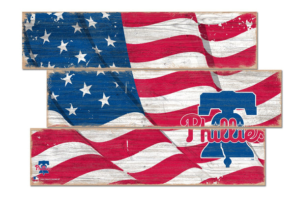 Philadelphia Phillies 1028-Flag 3 Plank