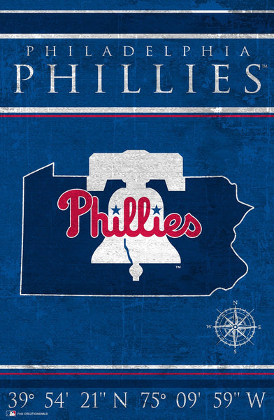 Philadelphia Phillies 1038-Coordinates 17x26