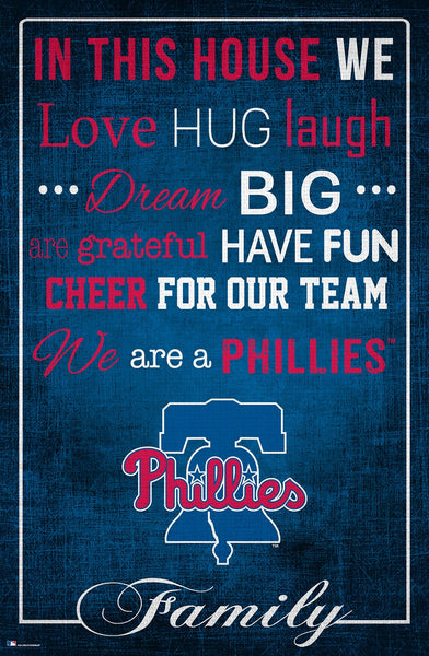 Philadelphia Phillies 1039-In This House 17x26