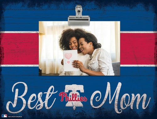 Philadelphia Phillies 2017-Best Mom Clip Frame