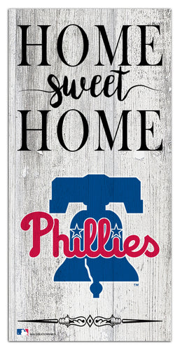 Philadelphia Phillies 2025-6X12 Whitewashed Home Sweet Home Sign