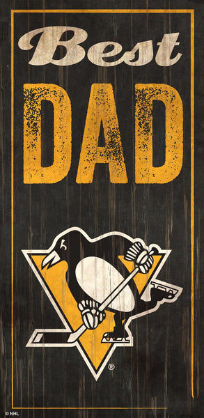 Pittsburgh Penguins 0632-Best Dad 6x12
