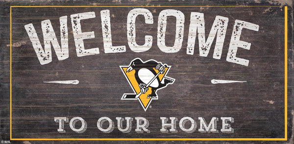 Pittsburgh Penguins 0654-Welcome 6x12