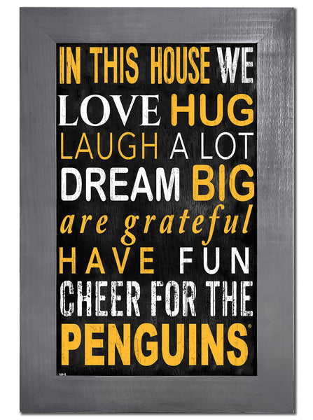 Pittsburgh Penguins 0725-Color In This House 11x19