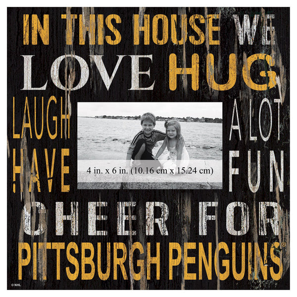 Pittsburgh Penguins 0734-In This House 10x10 Frame