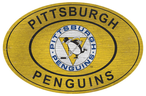 Pittsburgh Penguins 0801-46in Heritage Logo Oval