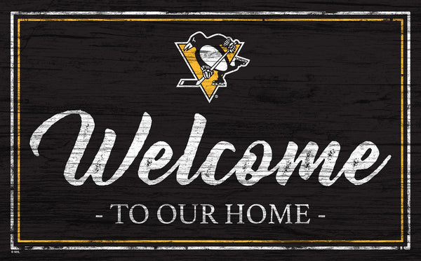 Pittsburgh Penguins 0977-Welcome Team Color 11x19