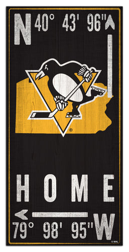 Pittsburgh Penguins 1034-Coordinate 6x12