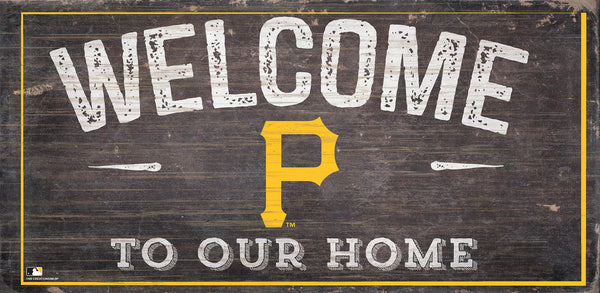 Pittsburgh Pirates 0654-Welcome 6x12