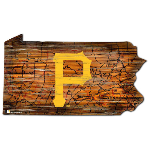 Pittsburgh Pirates 0728-24in Distressed State