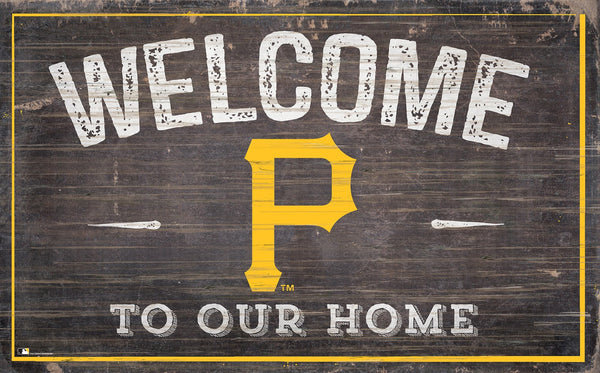 Pittsburgh Pirates 0913-11x19 inch Welcome Sign