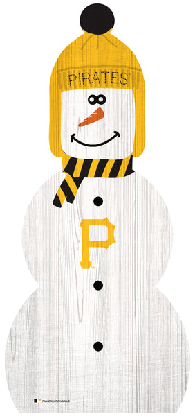 Pittsburgh Pirates 0926-Snowman 33in Leaner