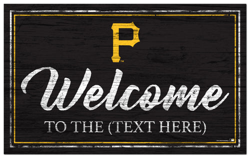 Pittsburgh Pirates 0977-Welcome Team Color 11x19