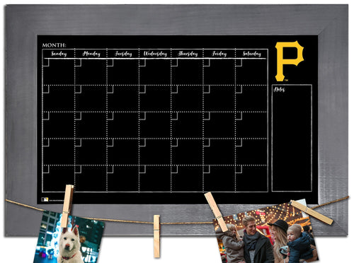 Pittsburgh Pirates 1014-Monthly Chalkboard with frame  & clothespins