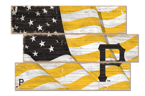 Pittsburgh Pirates 1028-Flag 3 Plank