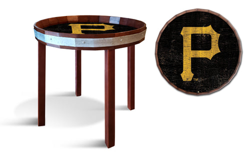 Pittsburgh Pirates 1092-24" Barrel top end table
