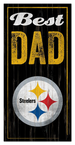 Pittsburgh Steelers 0632-Best Dad 6x12