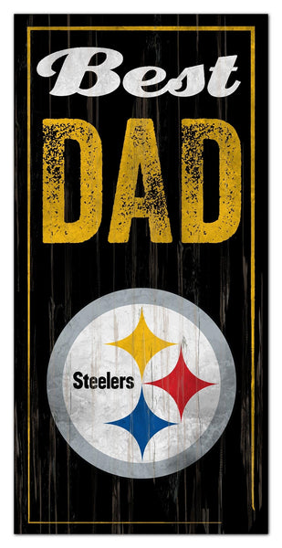 Pittsburgh Steelers 0632-Best Dad 6x12
