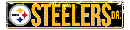 Pittsburgh Steelers 0646-Metal Street Signs