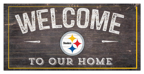 Pittsburgh Steelers 0654-Welcome 6x12