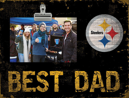 Pittsburgh Steelers 0893-Best Dad Clip Frame