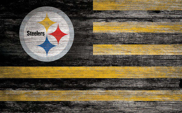 Pittsburgh Steelers 0940-Flag 11x19