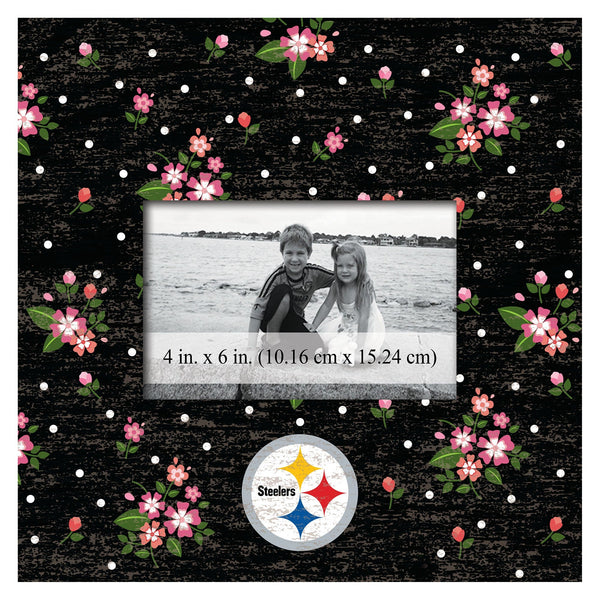 Pittsburgh Steelers 0965-Floral 10x10 Frame