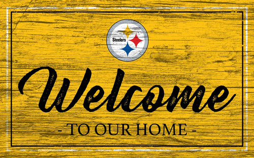 Pittsburgh Steelers 0977-Welcome Team Color 11x19