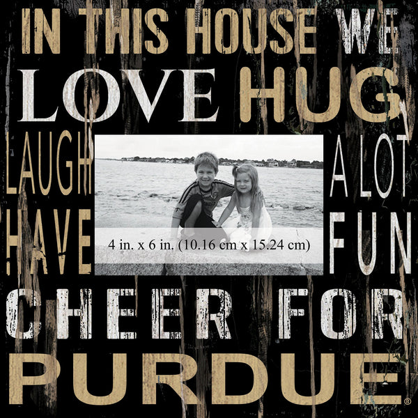 Purdue Boilermakers 0734-In This House 10x10 Frame