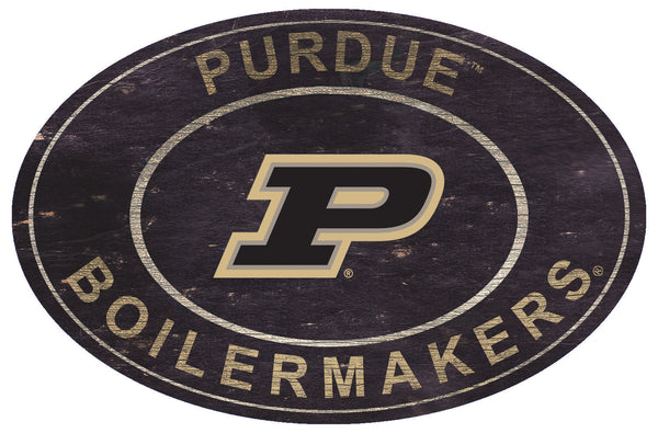 Purdue Boilermakers 0801-46in Heritage Logo Oval