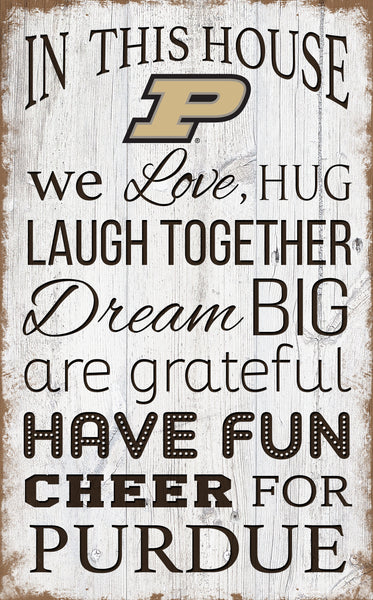 Purdue Boilermakers 0976-In This House 11x19