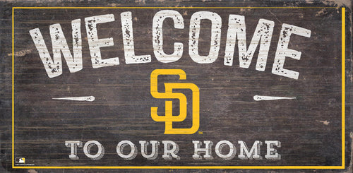 San Diego Padres 0654-Welcome 6x12