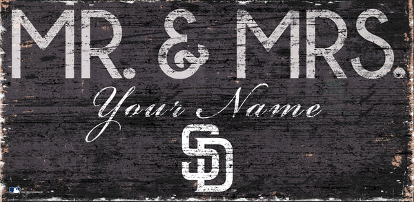 San Diego Padres 0732-Mr. and Mrs. 6x12