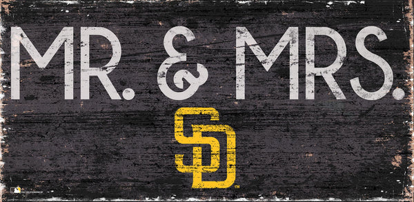 San Diego Padres 0732-Mr. and Mrs. 6x12