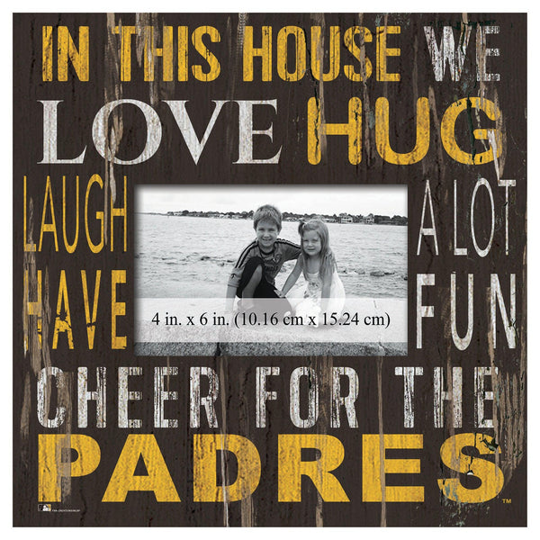 San Diego Padres 0734-In This House 10x10 Frame