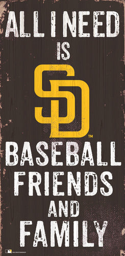 San Diego Padres 0738-Friends and Family 6x12
