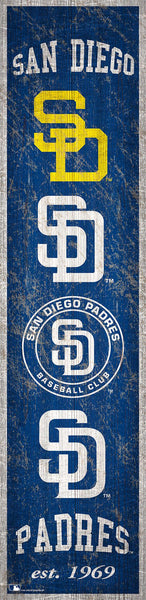 San Diego Padres 0787-Heritage Banner 6x24