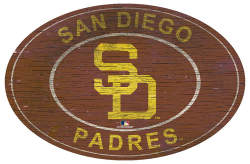 San Diego Padres 0801-46in Heritage Logo Oval