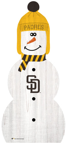 San Diego Padres 0926-Snowman 33in Leaner