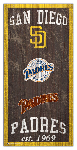 San Diego Padres 1011-Heritage 6x12