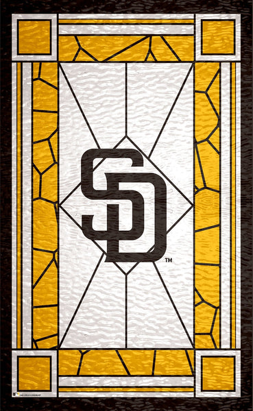 San Diego Padres 1017-Stained Glass