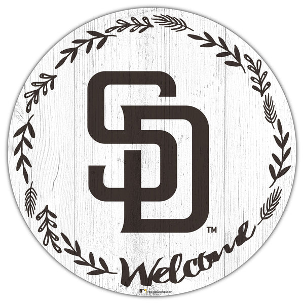 San Diego Padres 1019-Welcome 12in Circle