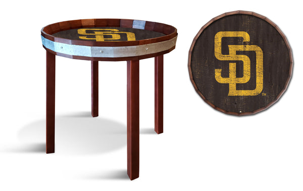 San Diego Padres 1092-24" Barrel top end table