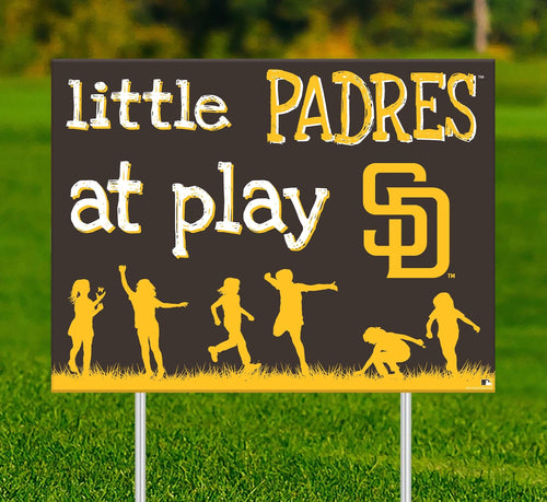 San Diego Padres 2031-18X24 Little fans at play 2 sided yard sign